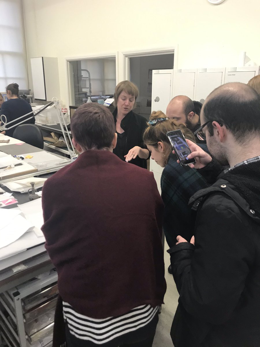 What a fantastic day inducting new recruits joining the SMG Volunteer community on the One Collection project! Thankyou fab Curator Hattie and Conservator Laura for giving us a fascinating insight into your work at Blythe House #volunteeringrocks #behindthescenes #collectionscare