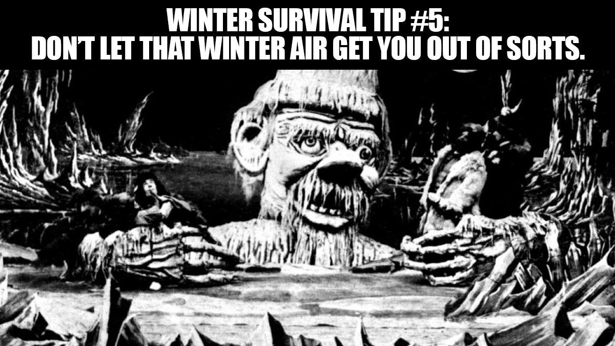 We're just trying to help you survive the winter - maybe you should check out our #WinterSurvival Kit - offered at just half price through the holidays ... buff.ly/382823M @BurnettRM @TBurnettwork