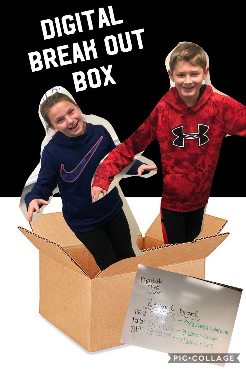 Digital break out boxes were far too fun! 📦 📱#landchangeshands #northernlights