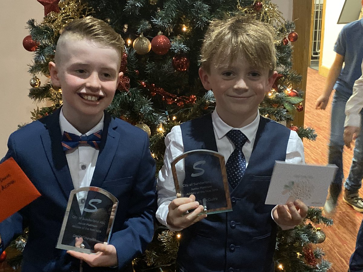 robhewittfo's tweet photo. Hey @St_Benets look at what your boys achieved tonight! Daniel Hewitt and Archie McGuire took Athletes of the Year award in @sunderlandasc 2018/2019 Awards Ceremony this evening. https://t.co/3mmUBrB8hr