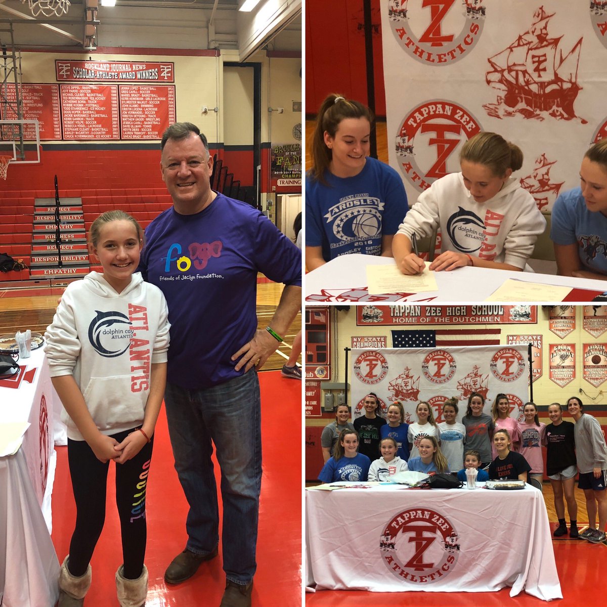 denis_foj's tweet photo. Meet Klaudia newest member of @fojfoundation and #TappanZeegirlsBasketball. She is pumped with brother David to be part of the Dutchmen family. #JaclynMurphy #ErinStimson 🎯 https://t.co/boAhoQ79ip