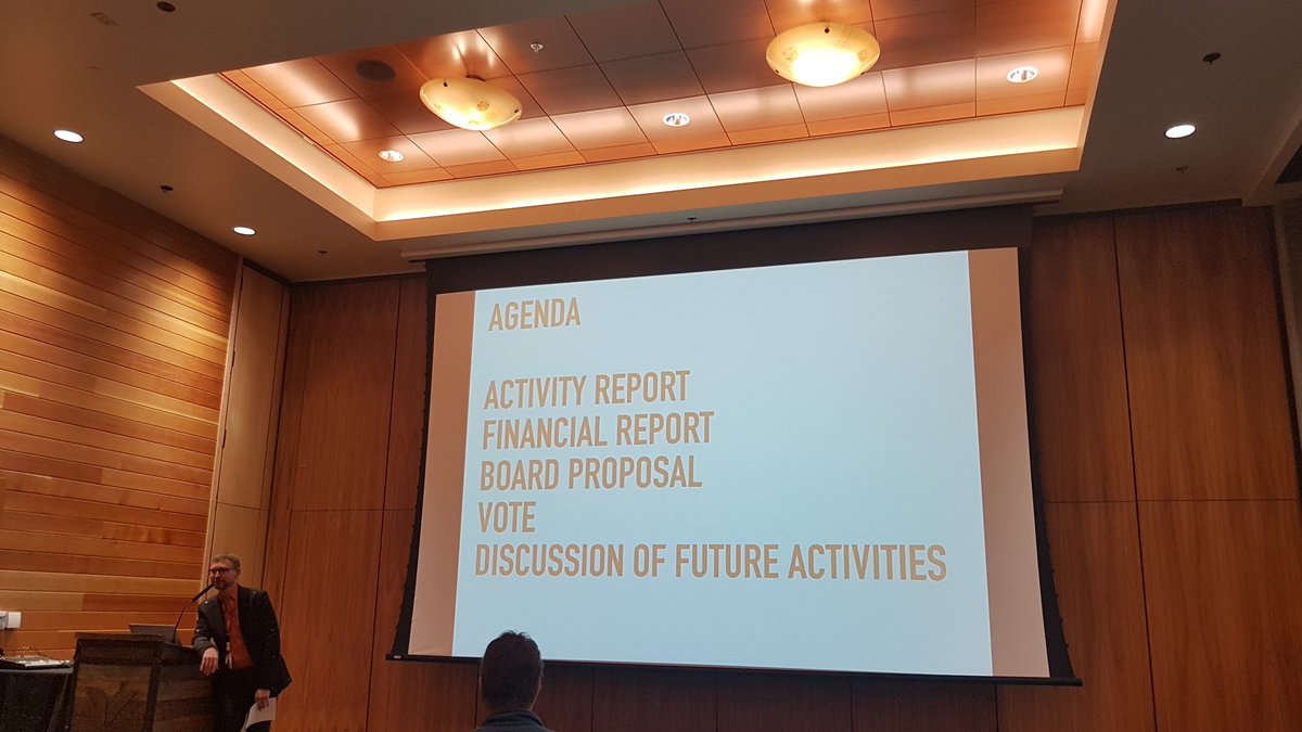jessicarivil's tweet photo. As #icids19 (sadly and) rapidly comes to an end, @hkoenitz leads the #ARDIN general meeting https://t.co/v5uMFkJh2C