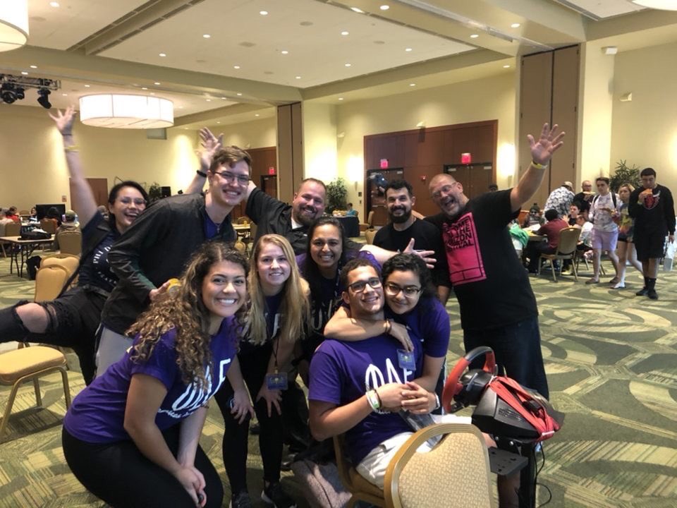 USFPhiDE's tweet image. This past weekend the PhiDE chapter at USF teamed up with the video game club to host this years Bullcon! Bullcon was a huge success as over $1,500 was able to be directly donated to Children’s miracle network! A huge thank you to everyone who made this event possible! #PhiDE