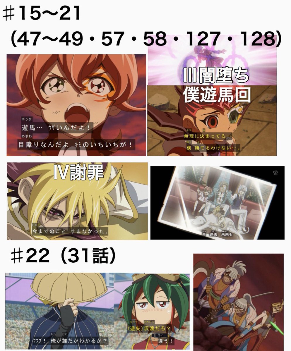 蓮 投票 ヴ見て さにわデュエリスト En Twitter Gx 覇王 5d S ダグナー Zexal トロン兄弟闇堕ち 追悼ed Arc V 妖仙獣 ここにきて闇堕ちも追悼もなく 爽やかデュエルだ Ocg展開ともそんなに関係ないような でも沢渡さんの屈指の名デュエル回 みてほしいな
