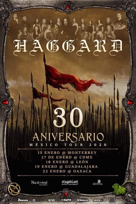 Alearmetal's tweet photo. Producciones Ruido Total como siempre sacando la casta...
Esta vez se volaron la barda chavos!
                H A G G A R D 
En #Oaxaca el próximo 22 de enero. 
@CORTV_Radio https://t.co/usaVeQS0WK