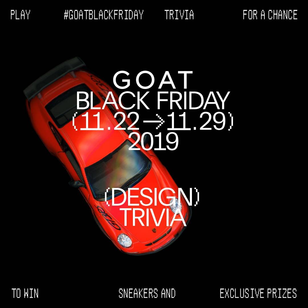 leopurisima's tweet photo. Test your sneaker knowledge and join me in playing #GOATBlackFriday trivia! https://t.co/lEMk0nBYMM https://t.co/xDvs058OyP