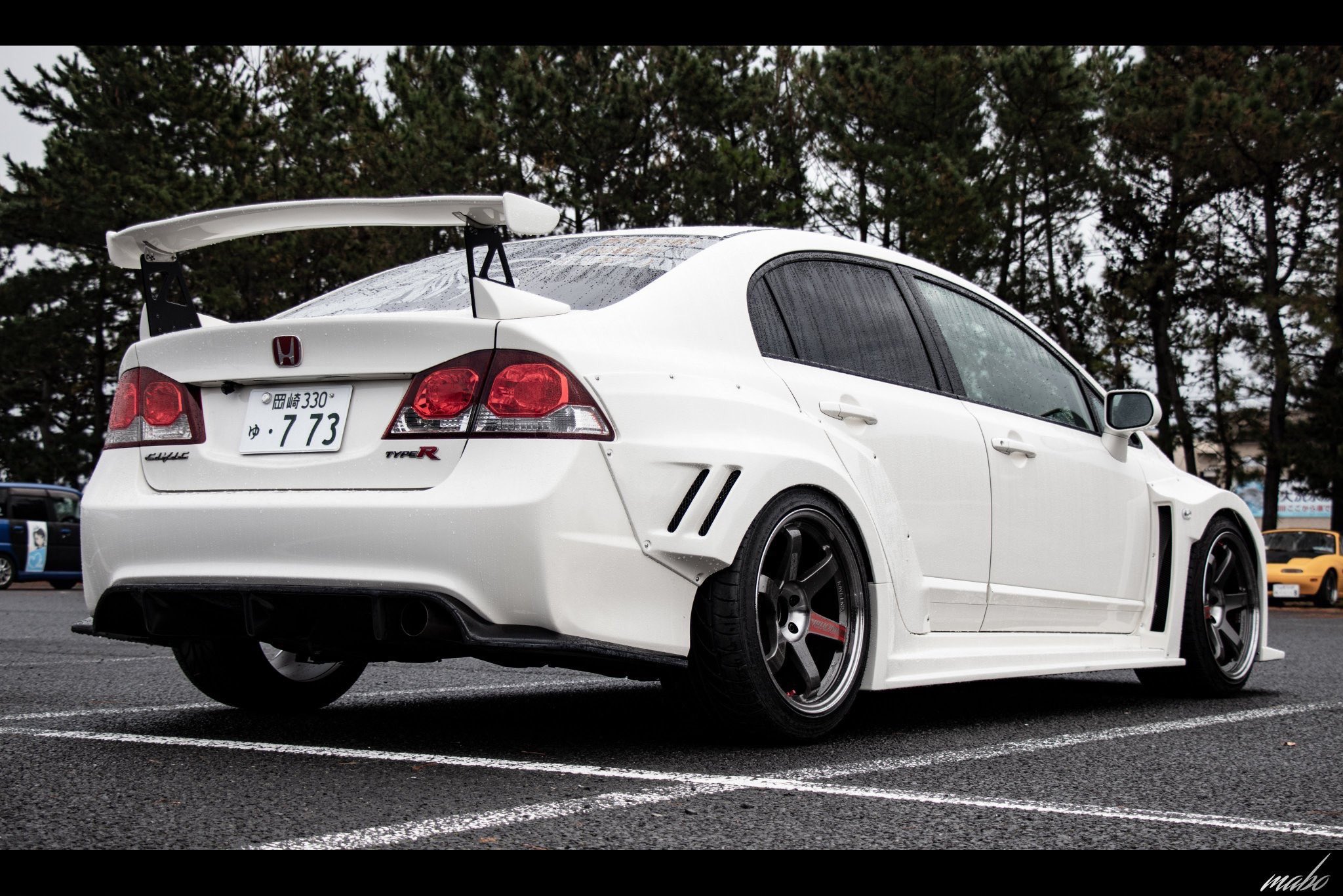 M&M HONDA HYPER WIDE BODY KIT TYPE MR01 MODEL FOR CIVIC FD2, 42 OFF