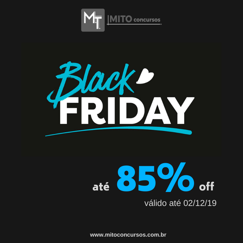 ⚠ Aproveite a última chance do ano para adquirir cursos com DESCONTOS IMPERDÍVEIS. ✅
📲 Acesse o portal e garanta já o seu: mitoconcursos.com.br