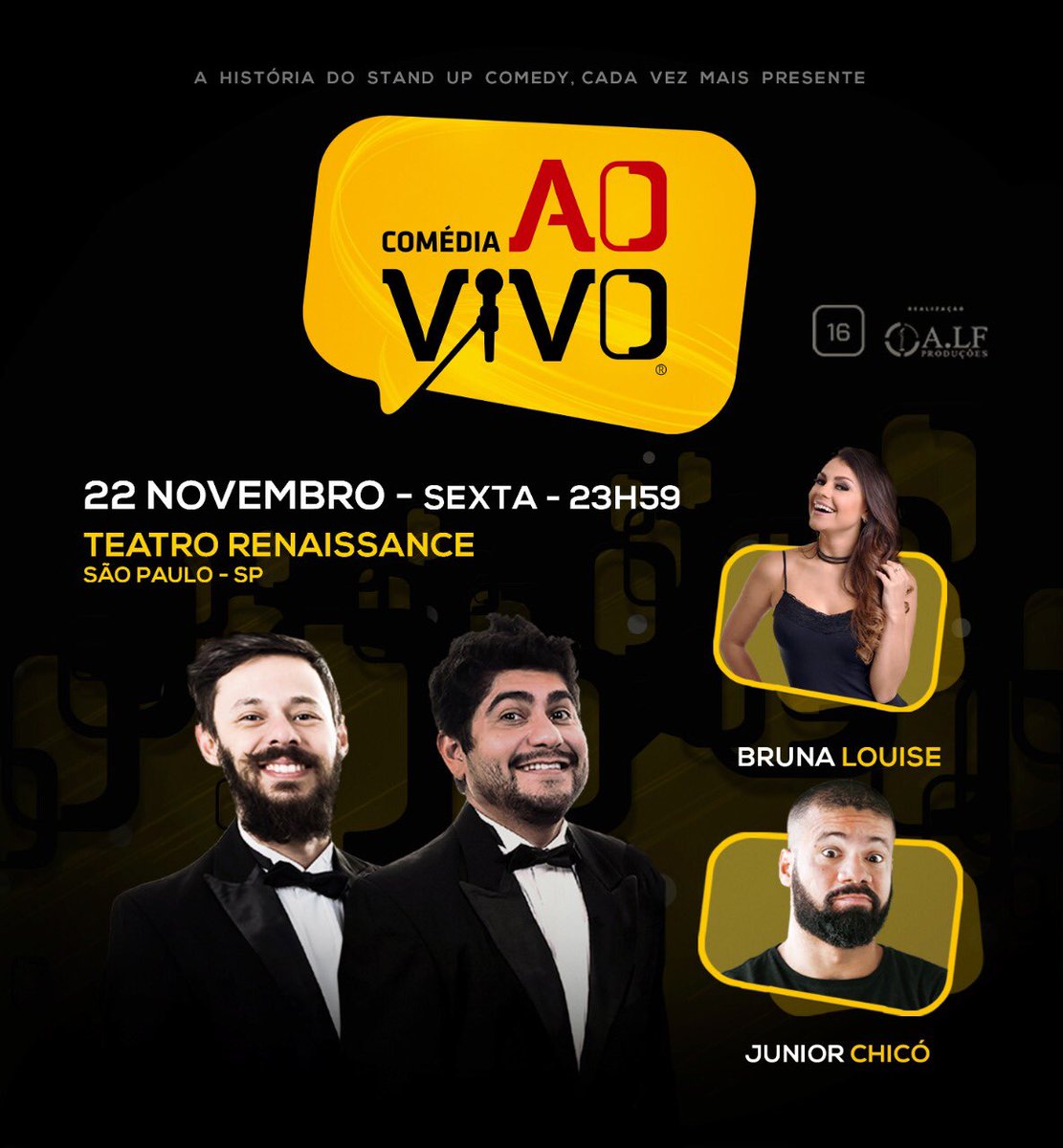É HOJE SP !!
23h59 no <a href="/RenaissanceSP/">Renaissance Streaming Party</a>, esperamos vocês !
Últimos ingressos no local ou neste link bit.ly/2Fiqeu6