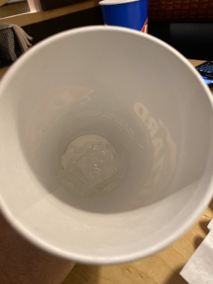 thechamp22585's tweet photo. @DairyQueen went to DQ tonight and their ice machine didn’t have ice in it.She gave me ice from the drive thru.I am not 3.. https://t.co/L4P8FyKkwL