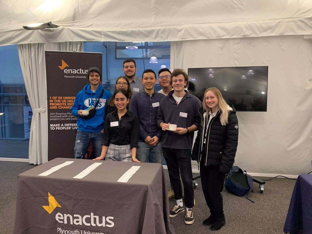 Networking and some breakfast for Enactus Plymouth on Wednesday morning! 🍳🥐