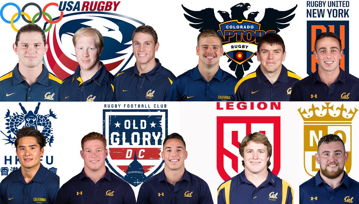 CalVarsityRugby's tweet photo. A big shoutout to the 11 Golden Bears playing rugby professionally in 2019. 
#GoBears https://t.co/o2hawVfDtz