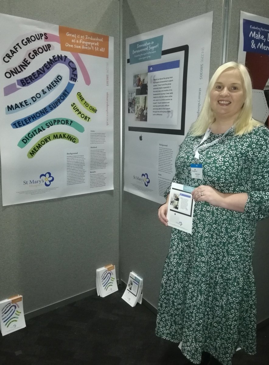 Delighted to attend #HUKConf19 sharing the growth and expansion of our hospice  bereavement service, recognising that one size doesn't fit all 💛🌻