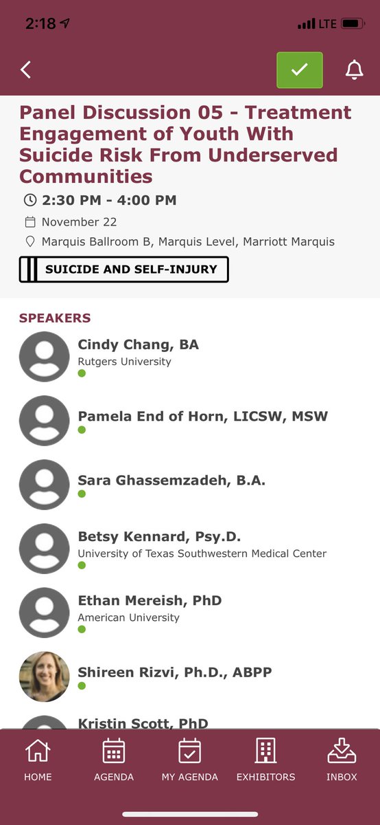 Brian C. Chu (@drbrianchu) on Twitter photo 2:30pm in marquis ballroom B my students <a href="/Cindy_J_Chang/">Dr. Cindy Chang</a> and <a href="/ghassemzadehn/">Sara N Ghassemzadeh</a> organized a great panel on treatment engagement with suicidal patients from underserved communities. Come soon! #ABCT2019 <a href="/ABCTNOW/">Association for Behavioral and Cognitive Therapies</a> 2:30pm in marquis ballroom B my students <a href="/Cindy_J_Chang/">Dr. Cindy Chang</a> and <a href="/ghassemzadehn/">Sara N Ghassemzadeh</a> organized a great panel on treatment engagement with suicidal patients from underserved communities. Come soon! #ABCT2019 <a href="/ABCTNOW/">Association for Behavioral and Cognitive Therapies</a>