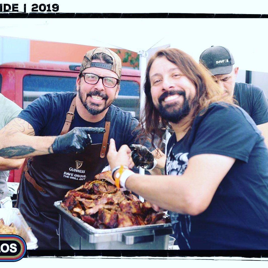 Well it finally happened!! Yes, the world did not implode!! Two Dave's together at last! Thanks to <a href="/sarah/">Sarah</a>.turrell love you honey, and to @tourbuslive you took this memorable photo, you're the best!! Thanks to Dave Grohl for being as cool as he always is!!