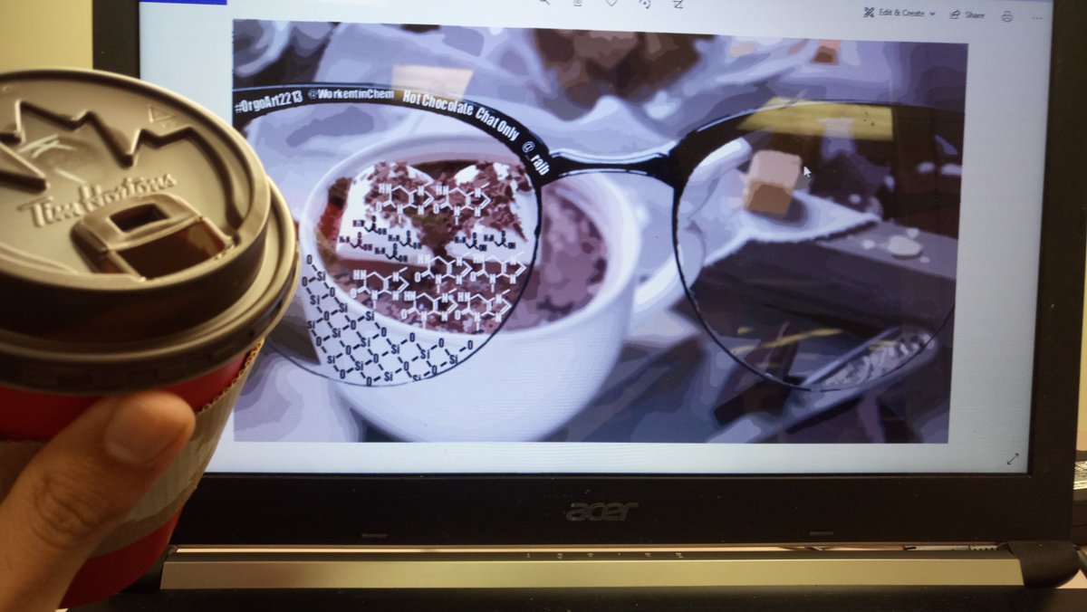 realitywithraj's tweet photo. @WorkentinChem 
I just have 1 question, hot chocolate or coffee?
#orgo2213art https://t.co/xNjlEYSxWR