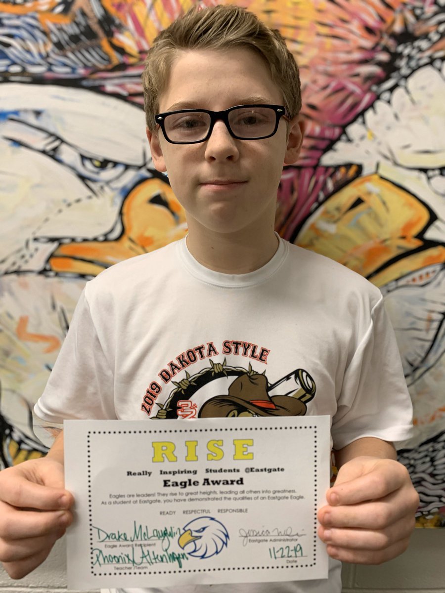 Eastgate6NKC's tweet photo. Drake is a leader for team Phoenix! #EaglesRise https://t.co/gAeQ7uKZYc