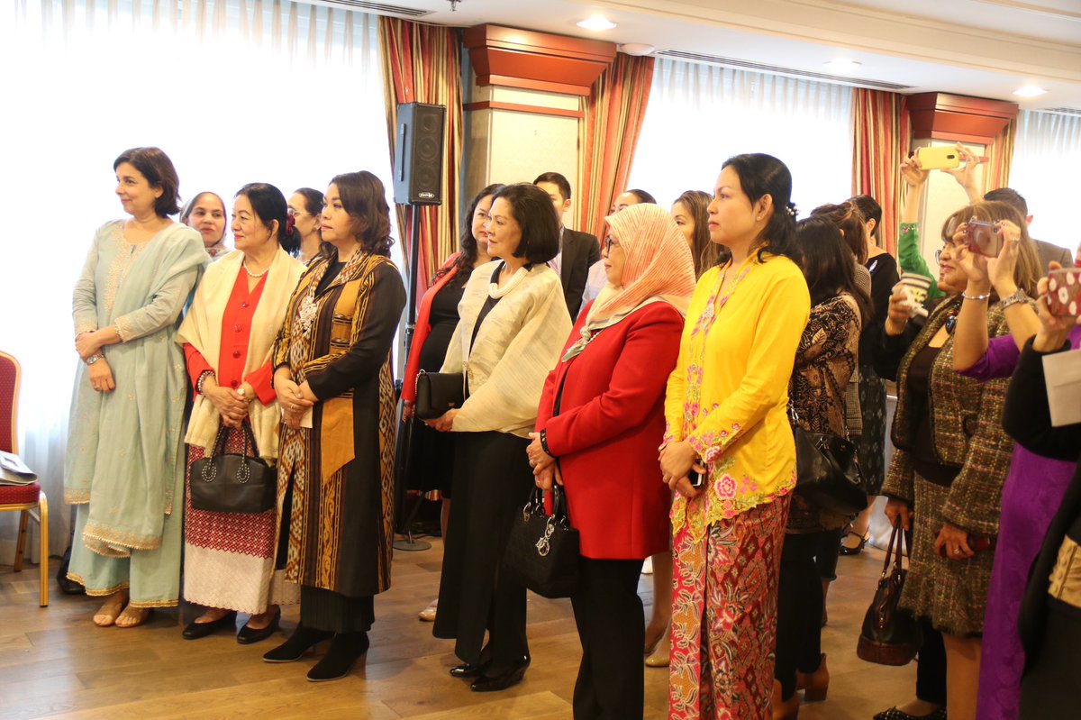 dc_awc's tweet photo. ASEAN Women’s Circle DC launched the cookbook, “A Taste of #ASEAN Cuisine” at the @ThaiEmbDC today where ASEAN ladies got to share &amp; sample the featured dishes;
Part of the proceeds will go to Doctors w/oBorders @MSF_USA 
@KBRIWashDC @MYembassyWDC @philippinesusa @SingaporeEmbDC https://t.co/325OmPPGcL