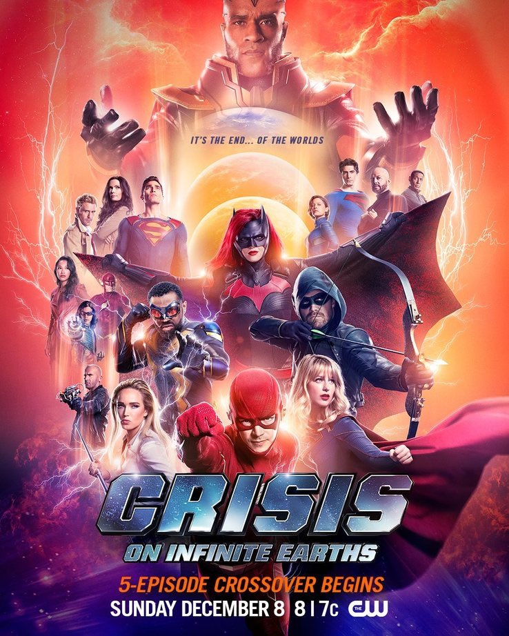 geeksplusmedia's tweet photo. I am legitimately SOOOO excited for @thecw #arrowverse #crossover #crisisoninfiniteearths 
So much time and effort has gone into this and in 2 weeks it’s all gonna pay off! Don’t know if I’m ready to say goodbye to @stephenamell #greenarrow though!
#thecw #arrowversecrossover 1/2 https://t.co/WEsdeFg7jE
