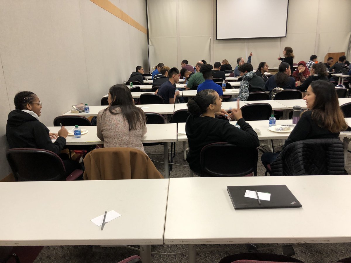 Chat &amp; Chew.
Lunch &amp; Learn.
Call it whatever you want. 
I call it #Mentoring at its finest! 

I L❤️VE seeing @IBMVolunteers networking with <a href="/newburgh_ptech/">Newburgh Free Academy P-TECH</a> #Mentees! So thankful for these relationships! 

THIS is the @PTECHNETWORK! #WeArePTECH #GoodTechIBM @IBMorg #lovemyjob