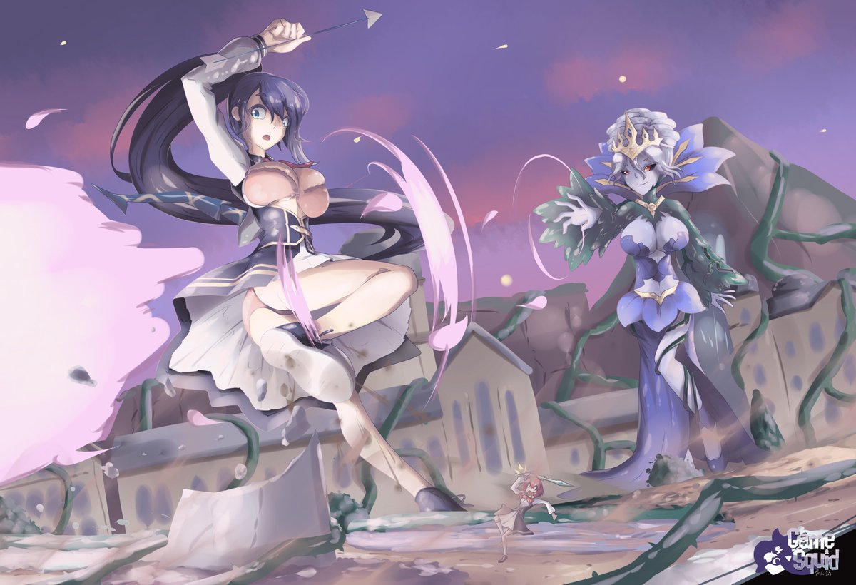 _GameSquid's tweet photo. The @OmegaLabyrinth Life picture is complete!
Big Mio trying to protect the school's garden from Alraune.
https://t.co/qx6oYoqNwD

#OmegaLabyrinth #オメガラビリンス #MioAiba #藍刃澪 #Alraune #アルラウネ #Giantess #巨大娘 https://t.co/zqyE7HIYT0