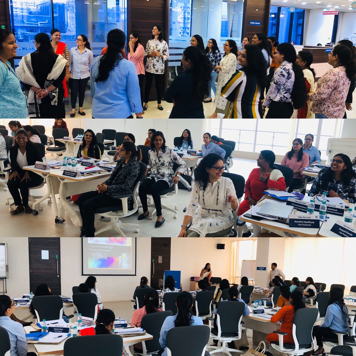 renuka_shetty's tweet photo. Launched the second batch of ‘Take the Lead’, a leadership development program for women at mid management level for @TataCompanies. Some of the participating companies were @TataChemicals @tatarealty @tataadvancedsystems @TataPower @TataProjectsLtd @tataconsultingengineers https://t.co/rr7Q54X04H