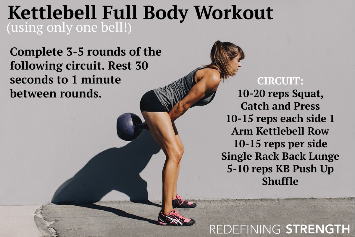 corilefkowith's tweet image. Get in a full body workout using just ONE kettlebell!
#kettlebell #kettlebellexercises
