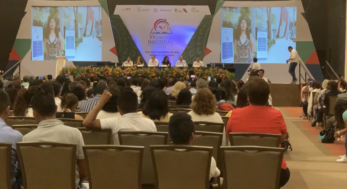 armartinell's tweet photo. Ceremonia de clausura del #XVCNIE #CNIE #COMIE2019 en #Acapulco https://t.co/bySmpINepC