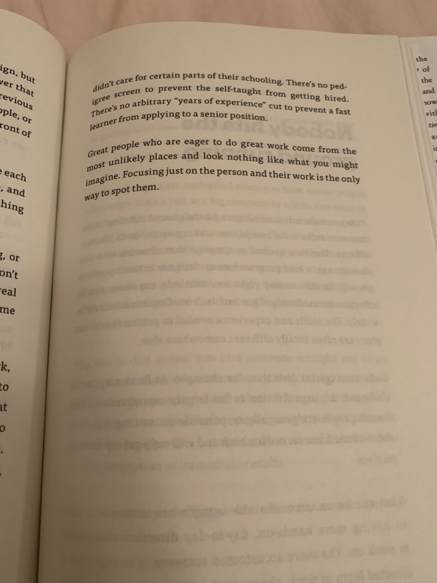 Great people who are eager to do great work come from the most unlikely places and look nothing like what you might imagine 
⁦⁦<a href="/dhh/">DHH</a>⁩ ⁦<a href="/jasonfried/">Jason Fried</a>⁩ 
#ItDoesntHaveToBrCrazyAtWork
⁦<a href="/SusieMonahan/">Susan Monahan</a>⁩ ⁦<a href="/LedaGlyptis/">Dr Leda Glyptis</a>⁩ ⁦<a href="/TramANguyen/">@TramANguyen</a>⁩ ⁦<a href="/DENIZGUVEN/">DENIZ GUVEN  顾海</a>⁩