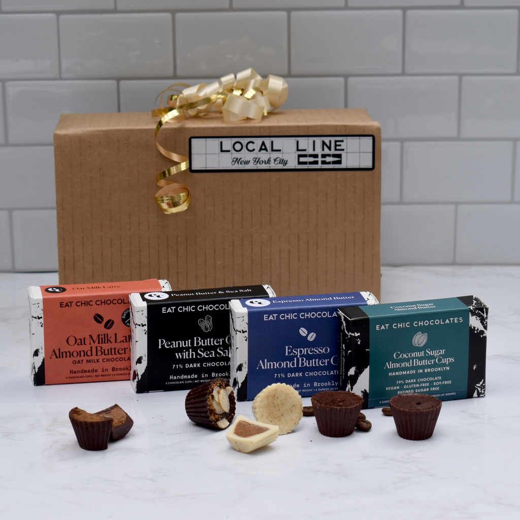 ShopExit9's tweet image. Fun Box Friday: Eat Chic Chocolate Cups Box 4 Pack.  Eat Chic makes delicious handcrafted nut butter cups from organic craft chocolate in an ever-changing menu of inspiring flavors.  #localline #funboxfriday #giftbox #chocolatecups 

@eatchic