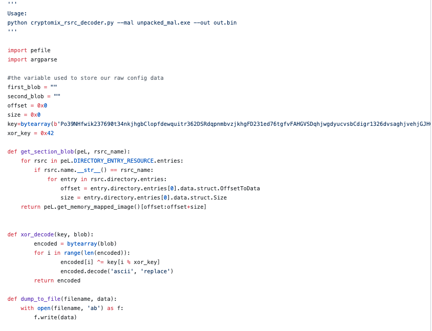 VK_Intel's tweet photo. 2019-11-22: 👁🗨#Clop #CryptoMix #Ransomware🔒| Latest Build
1⃣Remove Store Points
"srclient.dll" -> "SRRemoveRestorePoint"
2⃣Money* Name
CreateMutexA: BestChangeT0pMoney^_-666
Note Rsrc: RC_DATAMAKEMONEY
3⃣Resource decoder🔽
https://t.co/vjnec5zGYA
h/t @malwrhunterteam for sample https://t.co/cW5GquOPpY