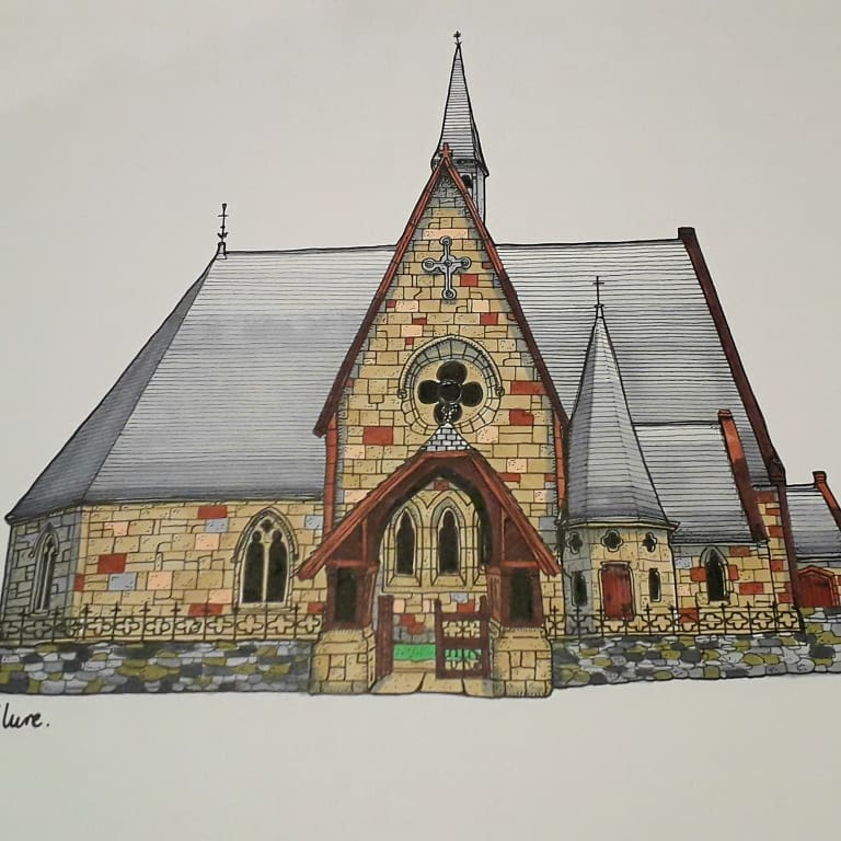 Pen and ink drawing of Luss Parish Church, available for sale at my stall at the Luss Advent Fair this Sunday
Loch Lomond Arms Hotel
11am-5pm
<a href="/CraftBizParty/">CraftBizParty</a>
<a href="/CraftHourScot/">#ScottishCraftHour</a> <a href="/UKCraftHour/">UK Craft Hour</a> <a href="/smallbizshoutUK/">Ian Patchett 📢</a> <a href="/lovelochlomond/">Love Loch Lomond</a> #luss #lussestates #lochlomond #fair #stall #artwork #scotland
