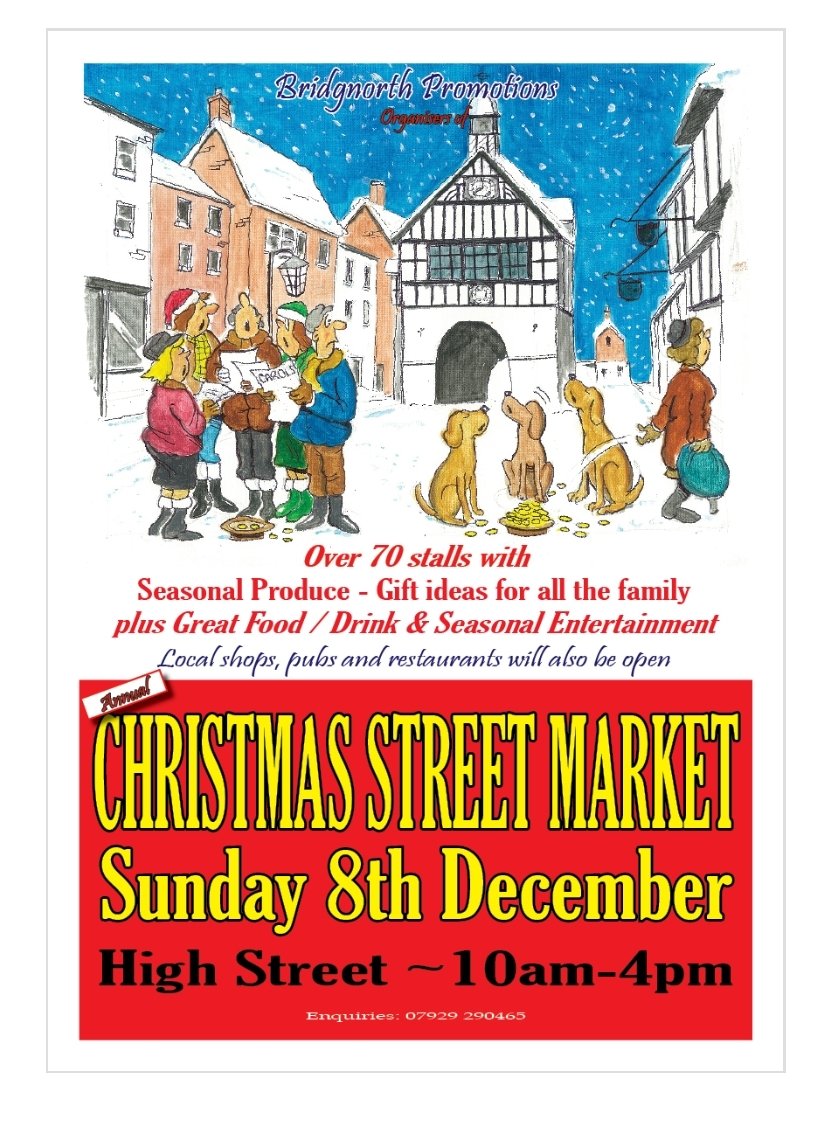 Bridgenorth Xmas street market 

Come to our FINAL market of the year for your last chance to get yourself a NIKNAK NOTEBOOK before Xmas