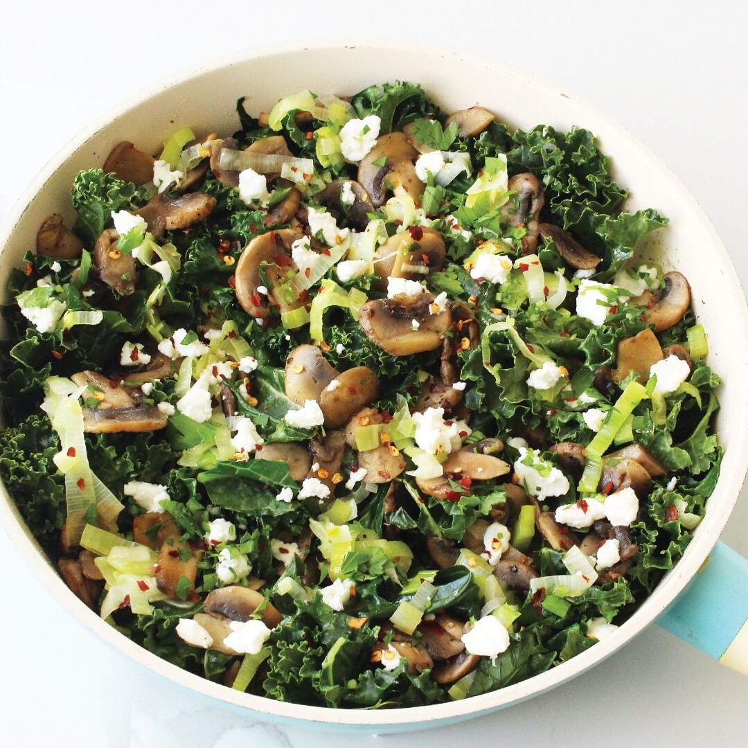 #repost 

Healthy Dinner shared by <a href="/jshealth/">Josephine Santiago</a>

Easiest green dinner side🌱 Sautéed kale, leeks, and mushrooms with goats cheese and chilli. 

Please make and share your views with us 

(#📷 <a href="/jshealth/">Josephine Santiago</a>) 

#healthy #lifestyle #fitness #weightloss #stayfit #instafit #followus #recipes