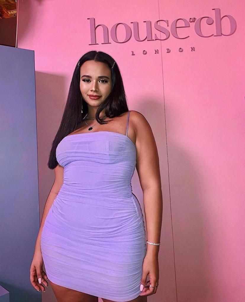 house of cb purple dress