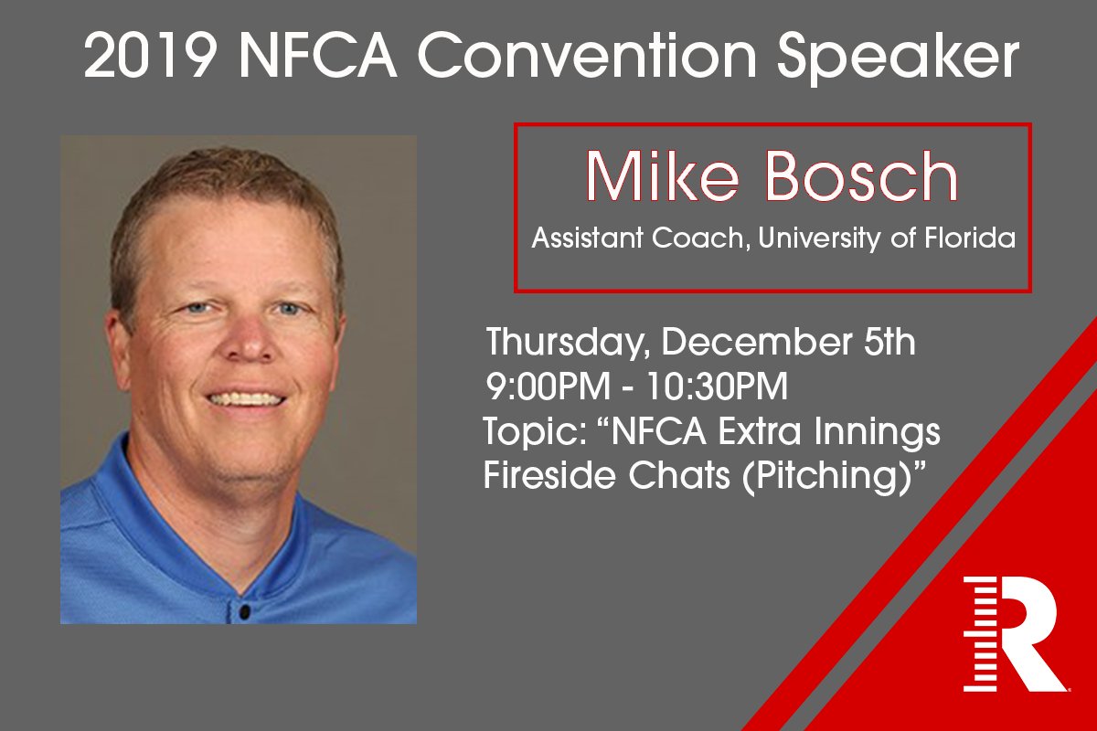 RapsodoSoftball's tweet photo. Here are four more speakers that will be attending the 2019 NFCA National Convention! We are highlighting @UGACoachTony, @CaseyBonk, @boschml and @CoachButler12!

#GetOnBoard #NFCA2019 https://t.co/ZlkuZpOg5A