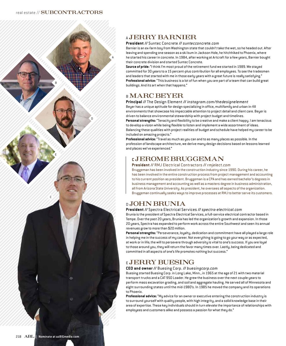 Congratulations to our Founder, Jerry Barnier for being recognized as an AzBusiness Leaders 2020 bit.ly/2XB1CDV