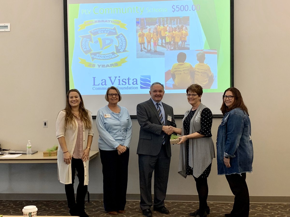 PLCSBEST's tweet image. Thank you to the La Vista Community Foundation for their generosity and support of TH Summer Success program.