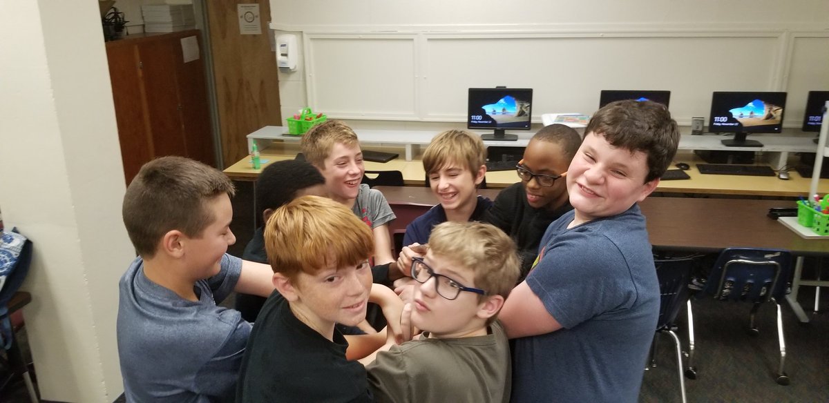 Building relational capacity through The Human Knot activity today! <a href="/CRenfroe4EDU/">Carrie Renfroe, Ed.D</a> <a href="/ryan_bennett16/">Ryan Bennett</a> <a href="/wkmcateer4/">William McAteer</a> <a href="/FortKingMiddle/">Fort King Middle</a> #MCPS_AVID