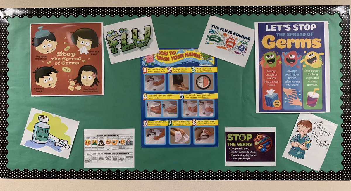 The FLU is here!  Protect yourself, friends, family and teachers!!  Don’t share the germs! 🦠 <a href="/TWEHowl/">Tom Wilson Elementary</a>