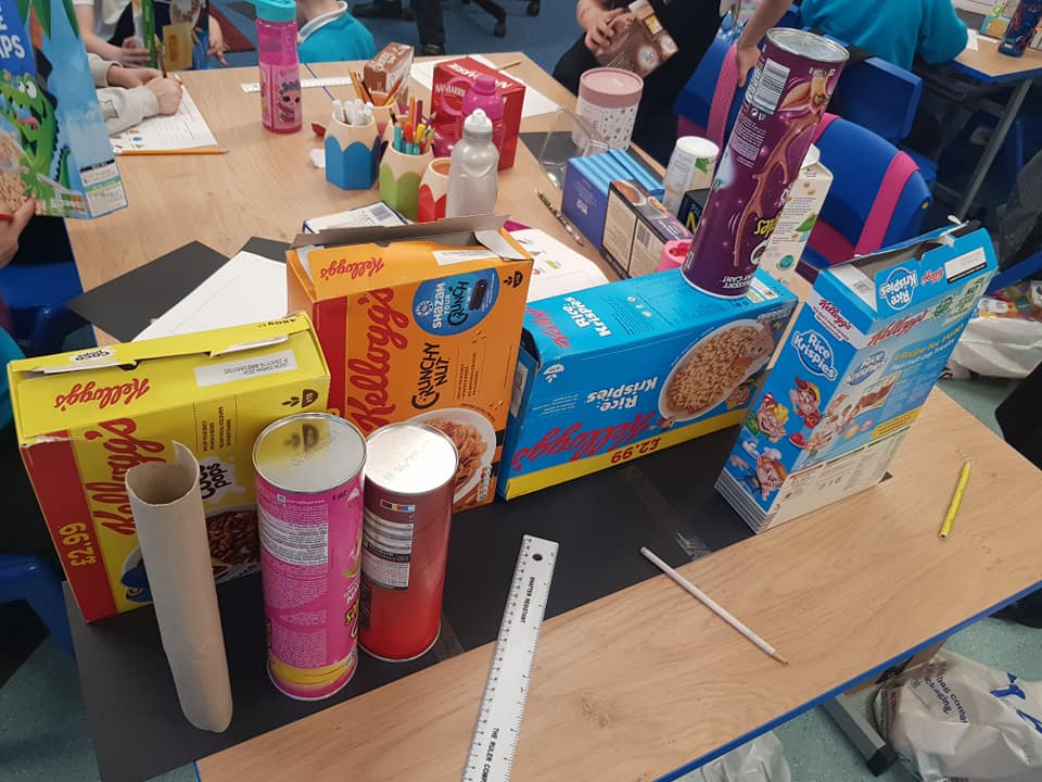 CorranIPS's tweet photo. We built this city on rock and (kitchen) roll! Take a look at this 3d shapes city built by our P3 class. They collected their own resources, designed their cities, then built their models together! Now that's cool maths! #teamcorran
 #makingeducationfun https://t.co/FB3yybNUqy