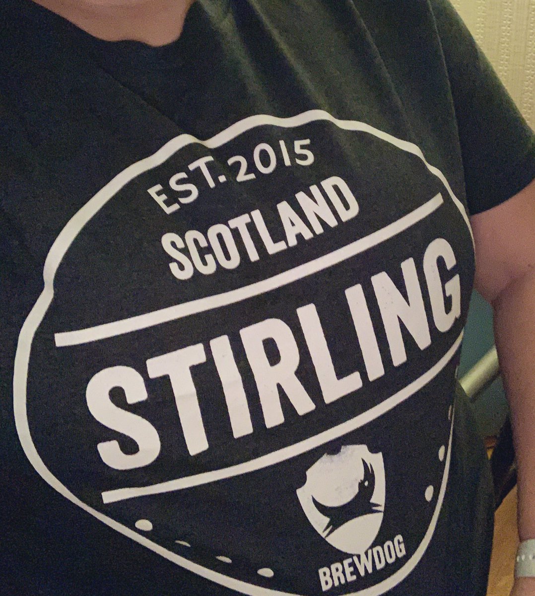 Sammyanther's tweet photo. @BrewDogStirling Loving life!! https://t.co/UqzeK99d5d