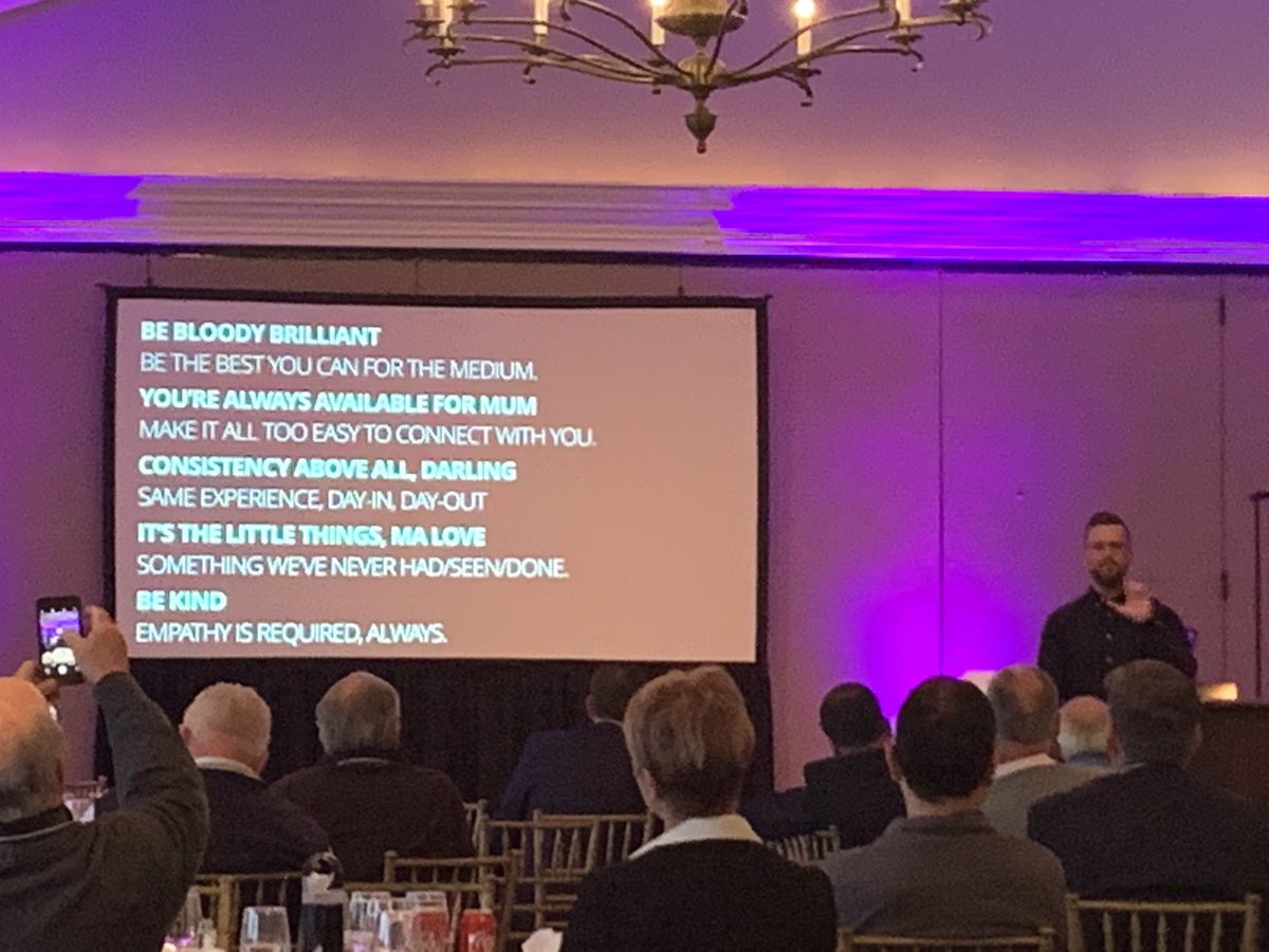 AndersonRandall's tweet photo. Awesomer cust experience prez from @michaeljbarber At #NEGCOA annual conference. @theMeadowsMaine and @doolinspubME plan to keep working on these things. #bestmainegolfexperience #lovethycustomer https://t.co/0FGyUJsXS5