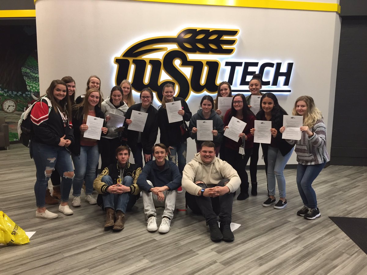 Group 2 of Maize Career Academy students passing the state CNA exam. Thanks WSU Tech! <a href="/wsutech/">WSU Tech</a>