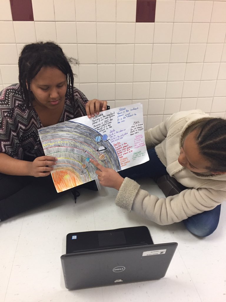 barrys_class's tweet photo. Students combine technology with #flipgrid and old school creativity showing what they know about the solar system. @CFESRedBirds https://t.co/3L3oa2vNYU