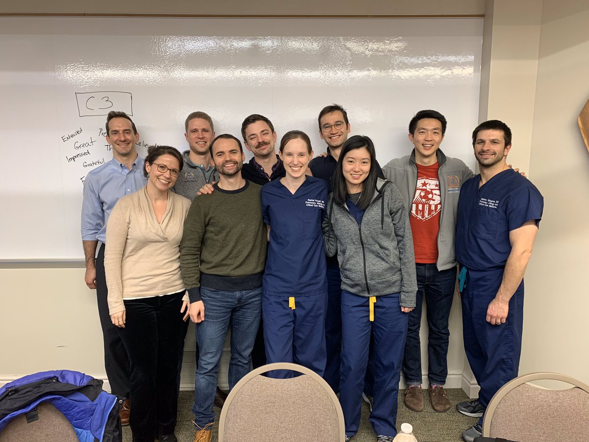 Thank you to Dr. Chiarchiaro, Dr. Lincoln, the CCM Faculty, and actors involved with the Critical Care Communication Course!! This course teaches critical care fellows communication skills to tend to patients with serious illnesses and their families <a href="/PACCM/">PACCM</a>