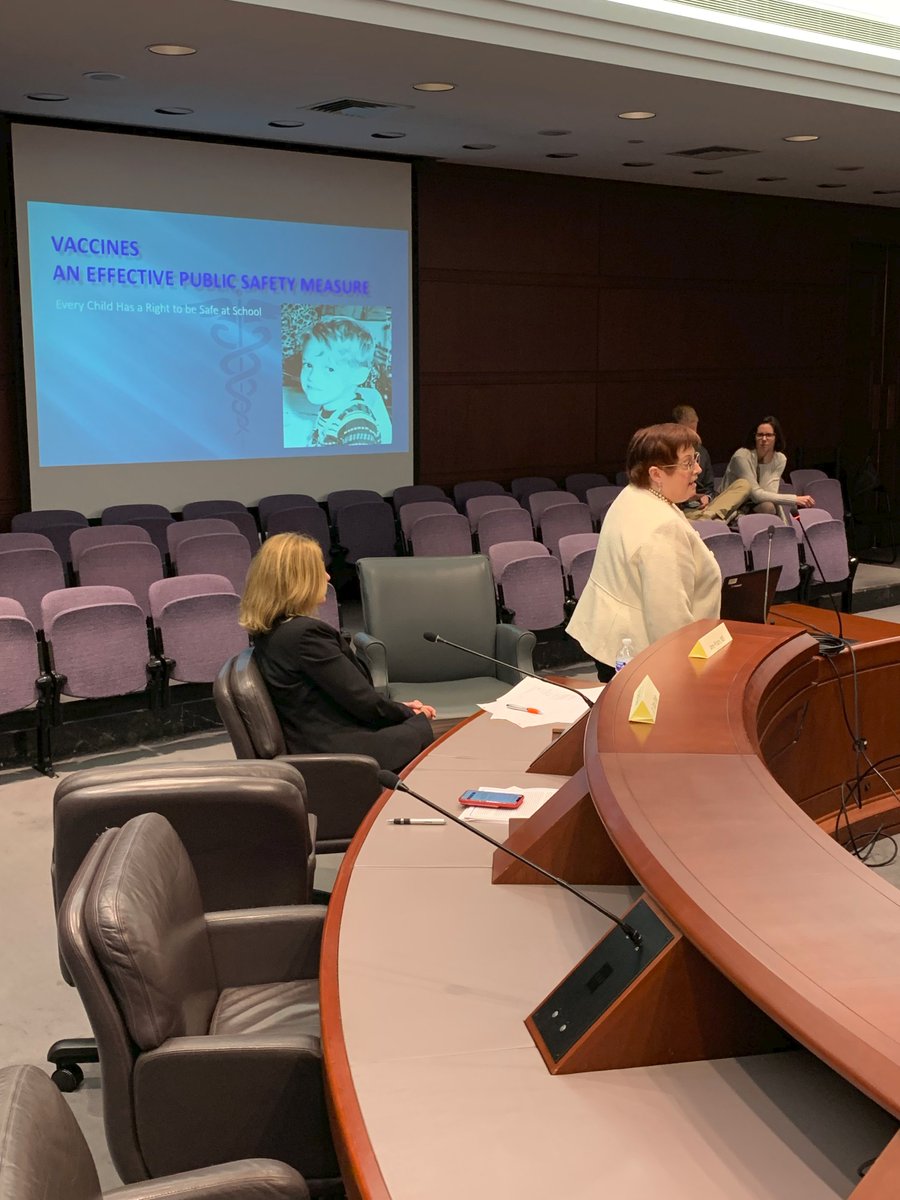 CSMSNews's tweet photo. Happening now -- CSMS Council Member, Stacy Taylor, MD, is defending the effectiveness and safety of vaccines at an Informational Forum on Public School Immunizations in Hartford.  #VaccinesWork 
https://t.co/fcSDUkNkx5 https://t.co/dSUhwxjfLr