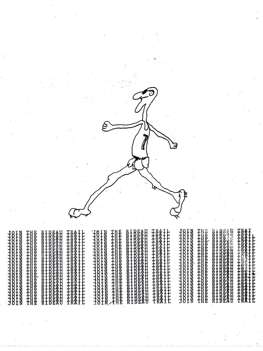 Who likes short shorts? Check out the front and back covers of the inaugural issue of our quarterly newsletter from 1971. #hikeontario #myottawa