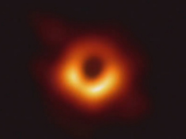 Image of a black hole