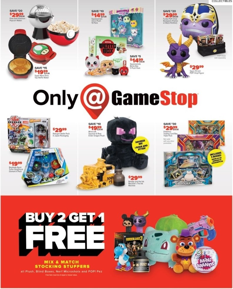 Antagonist Interactie Canberra Funko POP News ! on Twitter: "GameStop have revealed their Black Friday Ad  for this year! Here's a peek at what's coming ~ Stores open 11/28 @ 3PM! GS  Linky ~ https://t.co/PcwmCDkV9D #